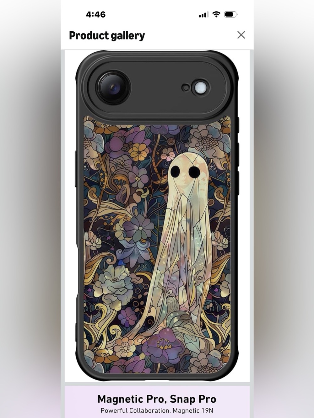 New Open Box DEENAKIN for iPhone Air Case, Cute Floral, Translucent Matte Cover